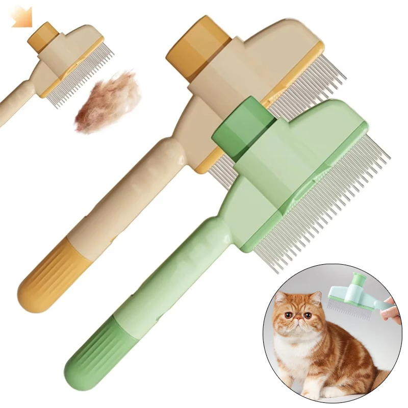 고양이 손질 마사지 브러시 애완 동물 빗 전문 오픈 매듭 애완 동물 제모 브러시 내구성 새끼 고양이 빗 애완 동물 액세서리