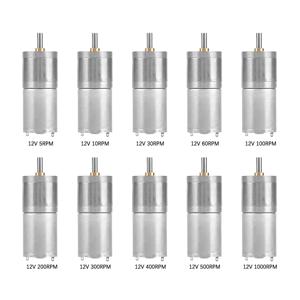 전자 잠금 장치, 로봇, 전기 커튼, 문 및 애완동물 급식기용 25mm DC 12V 기어 모터: 저속, 고토크