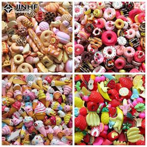수지 미니어처 캔디 참, 축복 가방 액세서리, DIY 필링 크림 젤, 휴대폰 쉘 롤리팝 팩, 캔디 참, 10 개