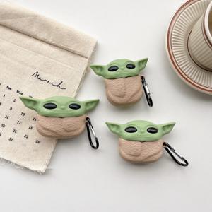 Apple AirPods 용 귀여운 3D 만화 커버 1 2 3 AirPods Pro 2 케이스 스티치 요다 미키 케이스 헤드폰 이어폰 액세서리