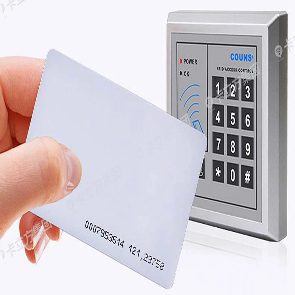 단일 칩 RFID 키 카드 13.56MHz T5577 EM4305+ 재기록 가능 IC+ID UID 16바이트 변경 가능 쓰기 가능 액세스 제어 열쇠 고리
