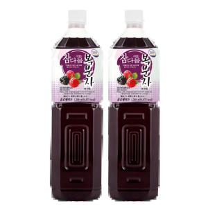 참다음 복분자 음료베이스 1.5L x 2개