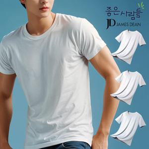 제임스딘 [3매입] 순면 100% 남성 반팔 런닝 셔츠 메리야스 면런닝 속옷 세트