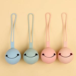 BPA 프리 식품 등급 실리콘 아기 젖꼭지 홀더, 유아용 휴대용 수저 용기 상자, 젖꼭지 보관 상자, 간호 액세서리