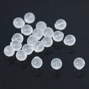 20벌 부드러운 실리콘 귀걸이 뒷면 미끄럼 방지 누수 방지 투명구 디자인으로 DIY 보석 제작에 적합하며 편안하고 안전한 귀걸이 뒷면