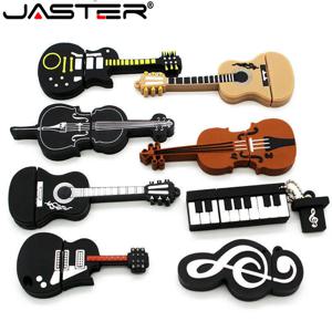 JASTER 8 스타일 악기 모델 Pendrive 4GB 8GB 16GB 32GB 64GB 128GB USB 플래시 드라이브 바이올린 피아노 기타 메모리 스틱