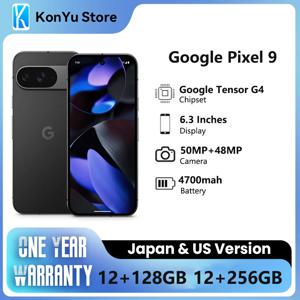 구글 픽셀 9 6.3 인치 구글 텐서 G4 OLED 스마트폰, 120Hz, 12GB RAM, 128GB 및 256GB, 27W 유선 4700 mAh NFC, 신제품
