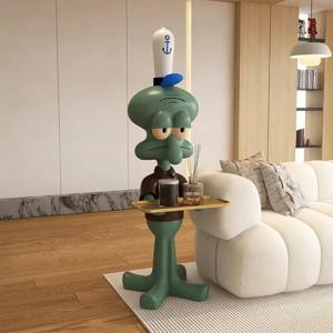 문어, 트레이, 예술, 장식품, 거실, TV 캐비닛, 침실, 집, 바닥, 오프닝, 장식, 선반 럭셔리