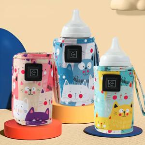 USB 우유 물 보온병 히터 여행 유모차 보냉 가방 아기 수유 안전 유아용품 겨울 야외용