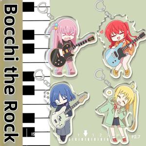 Bocchi the Rock Gotou Hitori Yamada Ryou Kita Ikuyo 아크릴 키 체인 애니메이션 캐릭터 참 소녀를위한 선물 귀여운 Collectible Merch