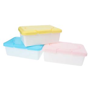 3pcs 젖은 물티슈 상자 아기 물티슈 홀더 휴대용 여행 케이스 PP 소재 높은 디자인 유아 디스펜서 컨테이너 리필 가능 스토리지