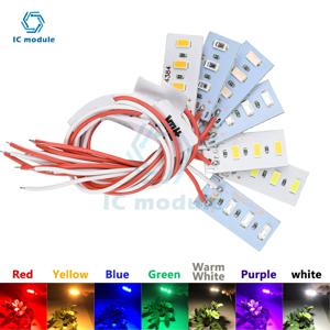 5개/묶음 DC 5V 1.5W 고휘도 5730 LED 모듈 휴일 장식 무드등 빨강 노랑 초록 파랑 흰색