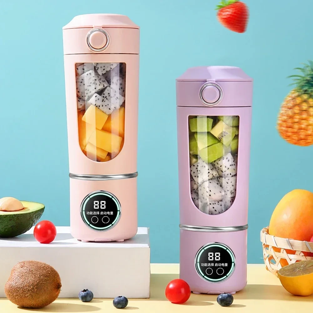 스테인레스 스틸 전기 블렌더 700ml 주스 메이커 블렌더 12 잎 강력한 BPA 프리 스무디/얼음 과일/견과류 블렌더 병