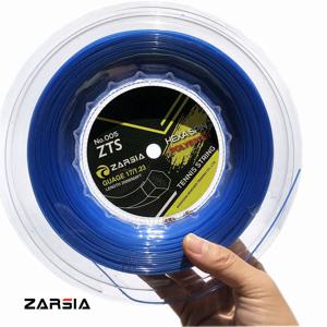 1 릴 ZARSIA 육각형 테니스 스트링 내구성 육각 폴리 에스터 테니스 라켓 String1.23MM 200M 빅 뱅어 블루 스트링