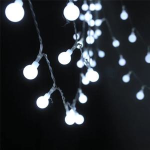 10M 100LED 220V/110V LED 공 문자열 조명 크리스마스 전구 요정 Garlands 야외 휴일 웨딩 홈 새해 장식 램프