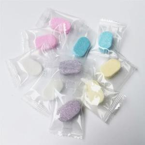 1-10pcs 디스펜서 휴대용 거품 비누 핸드 시트 소독제 버블 러 휴대용 빠른 용융 발포성 손 소독제 비누 정제