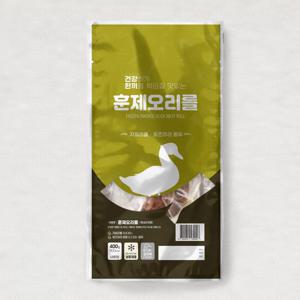 건강한끼 더 맛있는 훈제오리롤 400gx2팩