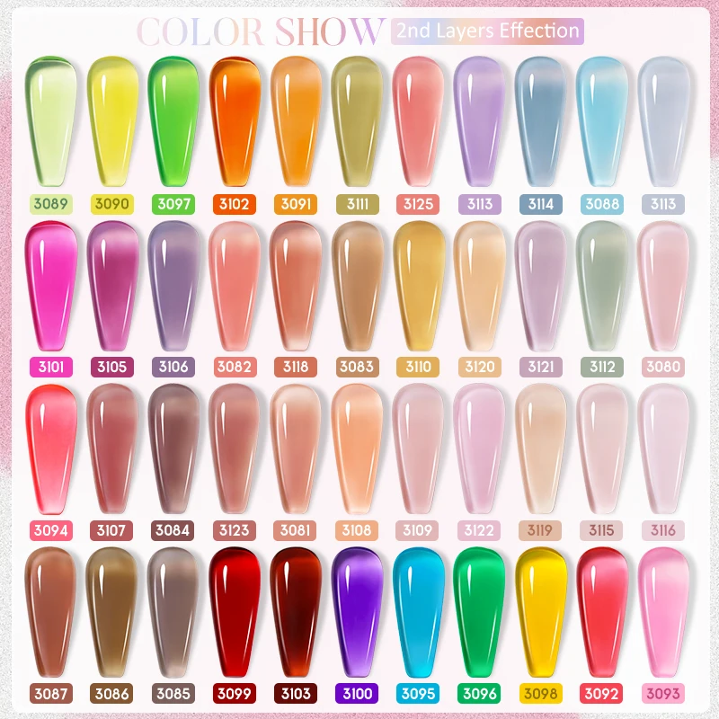 NailCO 15ml 반투명 네일 아트 젤 폴란드어 베르니 세미 퍼머넌트 UV 젤 매니큐어 네일 용품 탑 코트 Ongle Gel UV