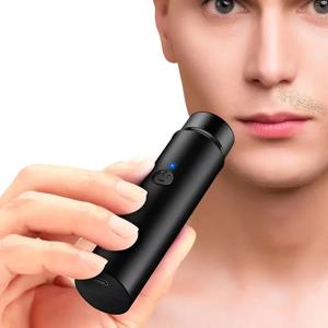 미니 휴대용 전기 면도기 면도기, 자기 보조 헤어 메이커, 무선 충전식, 눈썹, 위 및 아래 입술, 뺨용