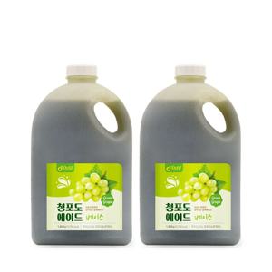 딜리프 청포도 리얼에이드 대용량 업소용 베이스 1.8kg 하이볼 홈카페 2개