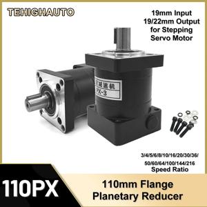 유성 감속기 스텝다운 기어박스, Nema42 110mm 비율 3 ~ 216 :1 70Nm 3000RPM 19mm 입력 22mm 출력 속도