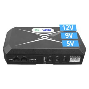 Cwups 미니 UPS 배터리 백업, 와이파이 공유기용 UPS 미니 5V 9V 12V 15V 24V 18W 휴대용 미니 UPS (리튬 배터리 포함)