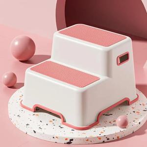 어린이용 변기 발 스툴, 2 단계 욕실, 남아용 스텝 스툴, 주방 도우미, 변기 훈련, 미끄럼 방지 베이스