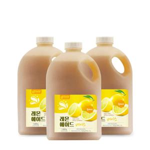 딜리프 레몬 리얼에이드 대용량 업소용 베이스 1.8kg 하이볼 홈카페 3개