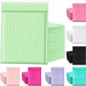 20pcs 멀티 컬러 버블 포장 봉투 메일링 봉투 메일러 배달 패키지 배송 셀프 씰 버블 가방 패딩