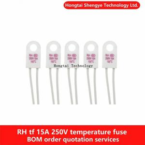 전기 히터, RH, Tf 95, 115, 125, 130, 135, 150, 180/230 도, 15A, 250V, 열 차단, 과열 보호대