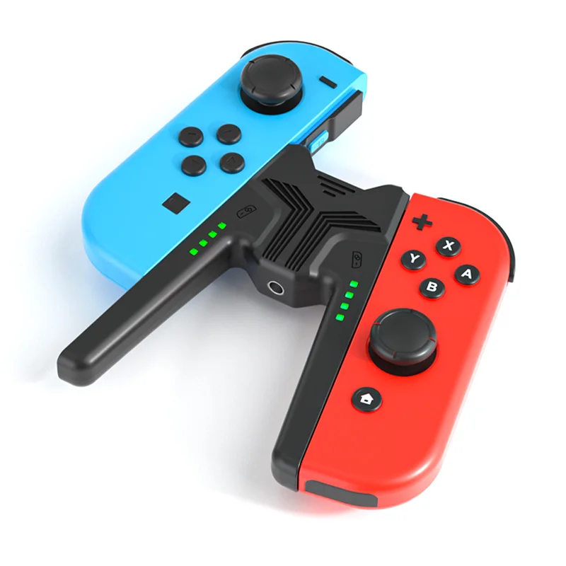 스위치 조이콘 핸들 게임 컨트롤러 그립 충전 스테이션용 Aolion 충전 그립 브래킷 Nintendo 스위치 액세서리
