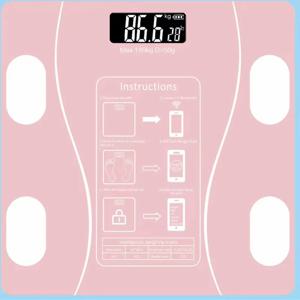 체지방 측정기 스마트 무선 디지털 욕실 체중계 스마트 폰 앱이 포함된 체성분 분석기 Bluetooth 호환