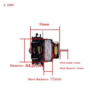 AC 모터 120V 230V 미용 전문 고전력 모터 헤어 드라이어 드럼 팬 액세서리