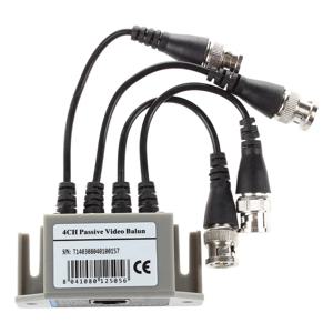 CCTV/감시 카메라용 4채널 비디오 발룬 BNC UTP CAT5 송신기