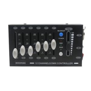12CH 무대 조명 효과 DMX 컨트롤러 DJ Led 디스코 볼 프로젝터 이동 헤드 디스코 라이트 Consola