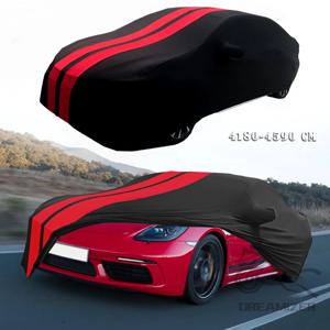 포르쉐용 범용 자동차 커버, 스트레치 천, 특수 자동차 의류, 자동 커버, 실내 먼지, 태양 보호, 외부 액세서리