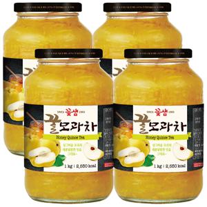 꽃샘 꿀모과차 1kg 4개