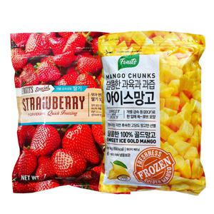 냉동딸기 1kg + 냉동망고(베트남산) 1kg