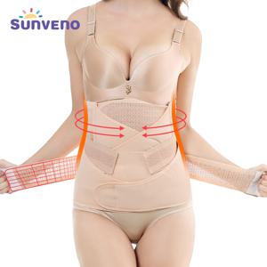 Sunveno 복부 골반 산후 벨트, 바디 리커버리 쉐이프웨어, 허리 신처 뱃살 밴드, 임신 출산 의류, 3in 1