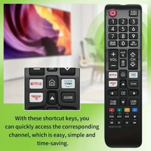 삼성 스마트 TV용 교체 리모컨, 많은 삼성 스마트 TV 모델에 적합(BN59-01315B)