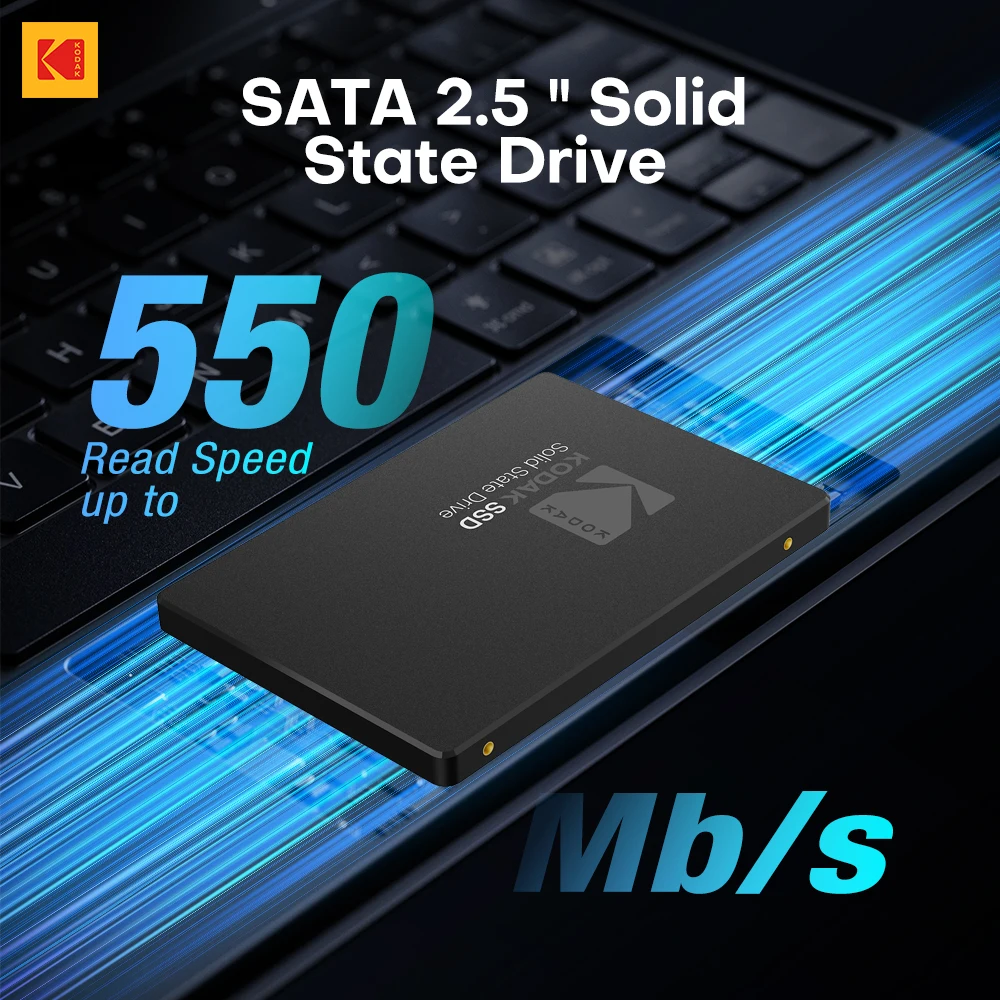 코닥 X120 PRO SSD 드라이브 HDD 2.5 하드 디스크 SSD 120GB 1TB 512GB 128GB 256GB HD SATA 디스크 내장 하드 드라이브 (노트북 컴퓨터용)