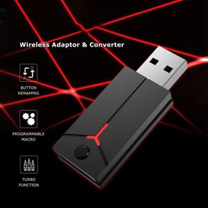 PS5 QRD Spark N5/QRD Maestro S3/아케이드 스틱/Dualshock4 PS4 컨트롤러 용 AA91 무선 게임 어댑터 변환기 화이트