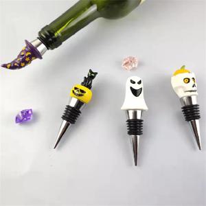 할로윈 와인 마개, 해골 와인 마개, 알루미늄 합금 유령 와인 마개, 다양한 스타일, 크리스마스 와인 마개