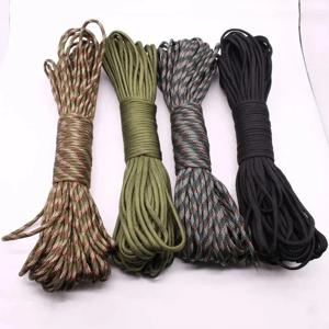 5/15/30m Paracord 로프 7 스트랜드 4mm 군사 전술 550 낙하산 코드 캠핑 액세서리 야외 생존 DIY 팔찌 라인
