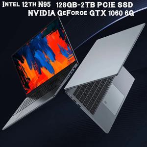 AKPAD Intel 12th N95 노트북 15.6 인치 IPS 스크린 16G 32G RAM NVME PCIE SSD NVIDIA GeForce GTX 1060 6G 게임 노트북 Windows 11 Pro