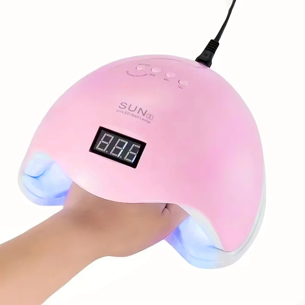 YIKOOLIN UV LED 네일 램프 48W 네일 건조기 4개 타이머 LCD 디스플레이 모든 젤 매니큐어 네일 건조기 살롱 도구의 빠른 경화