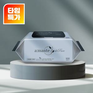 [알리단독 행사] 두꺼운 50평량 캡형 물티슈 100매 10팩 / 물걸레 청소포 아기