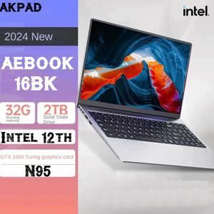 인텔 노트북, 16BK 15.6 인치 IPS 울트라 HD, 12 세대 인텔 N95 NVIDIA GeForce GTX 1060, 4G 3.4Ghz, 윈도우 10 11 프로 울트라북 노트북