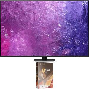 QN75QN90CAFXZA 네오 QLED 스마트 TV, 4K 업스케일링 및 4 년 앰버 보호 계획 (2023), 75 인치, 신제품