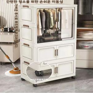 접이식 보관 캐비닛 멀티 장면 접이식 사물함 홈 가든 오피스 학교를위한 보관 솔루션 정리 블랙 화이트